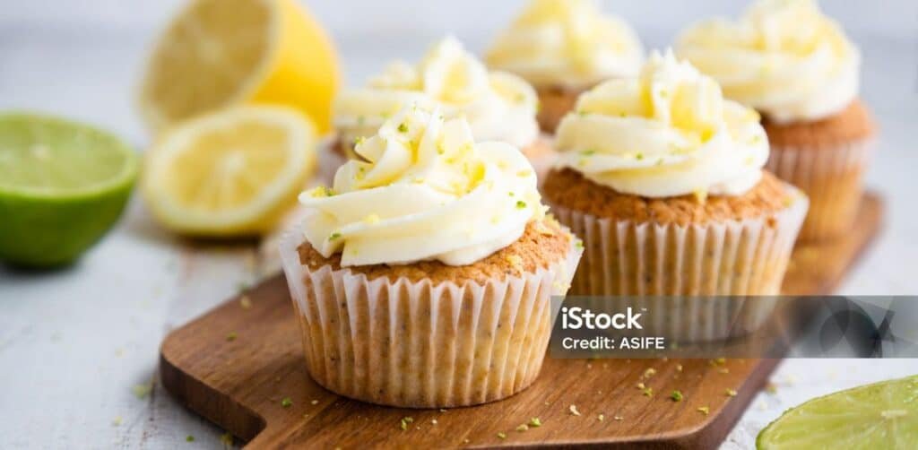 Lemon Pound Cake Muffins