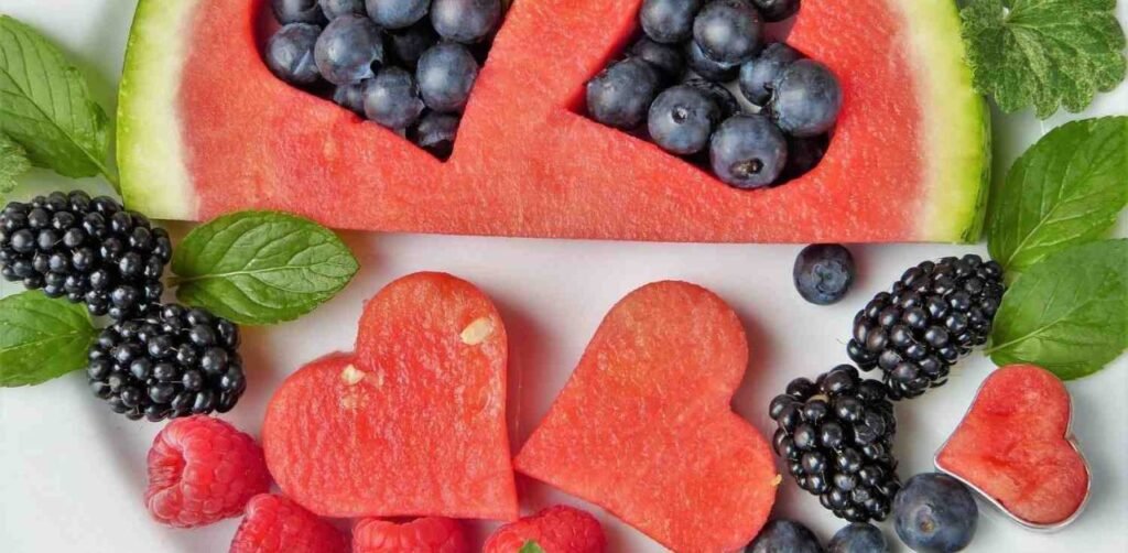 berries with watermelon