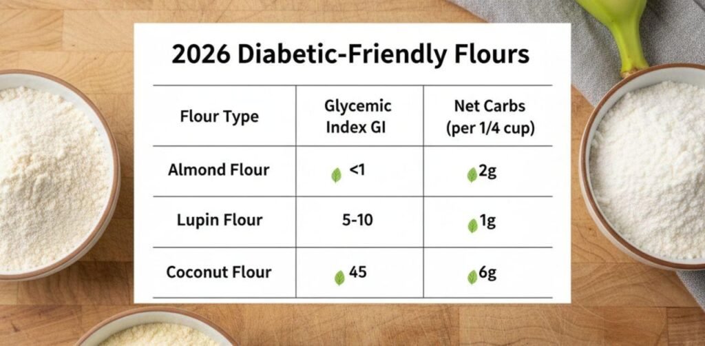 Diabetic friendly flours