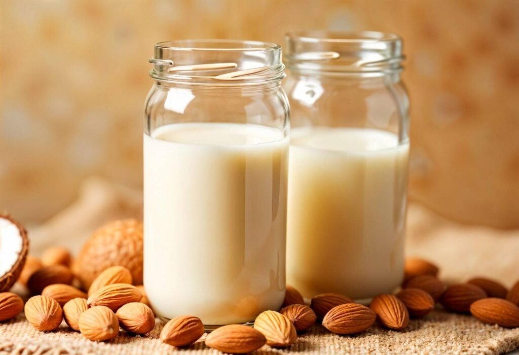 unsweetened almond milk