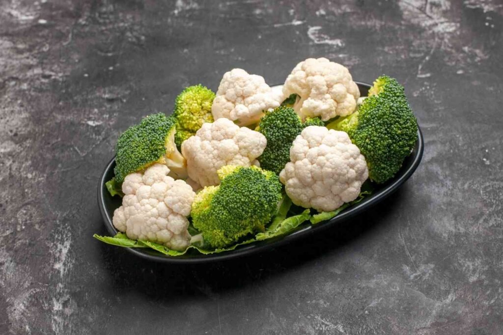 brocoli and cauliflower