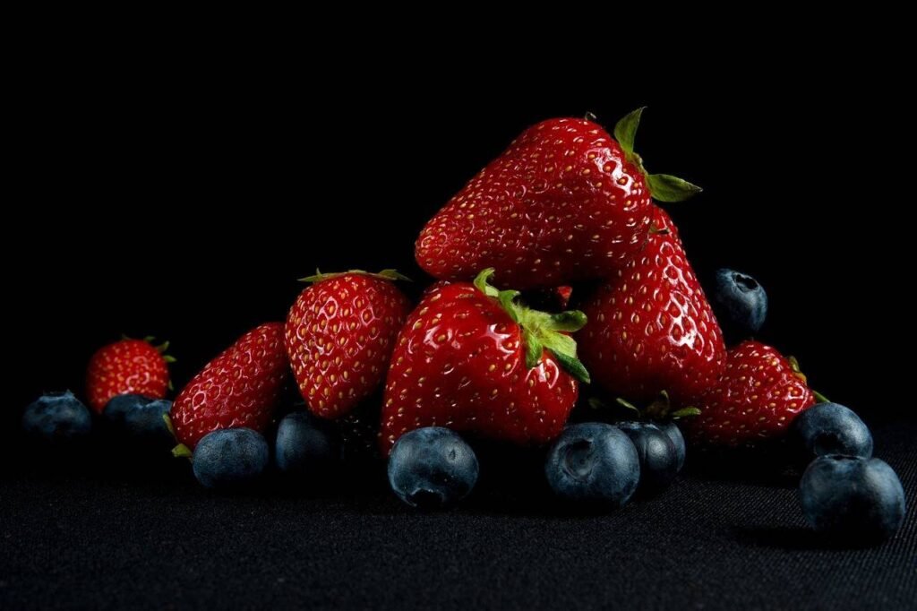strawberries and berries