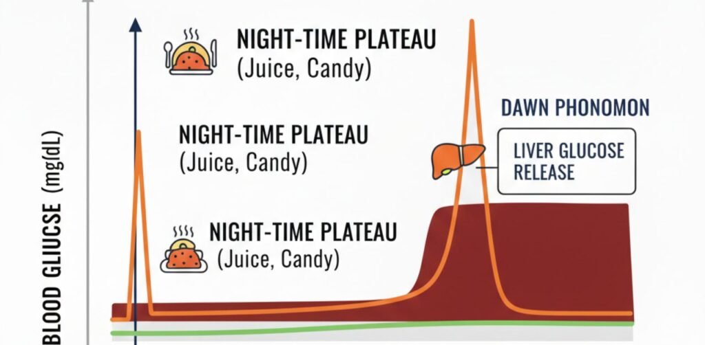 Night-Time Plateaus & Dawn Phenomenon