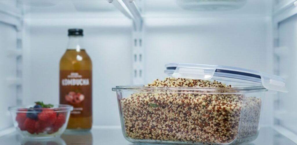 Resistant starch in cooked cooled quinoa