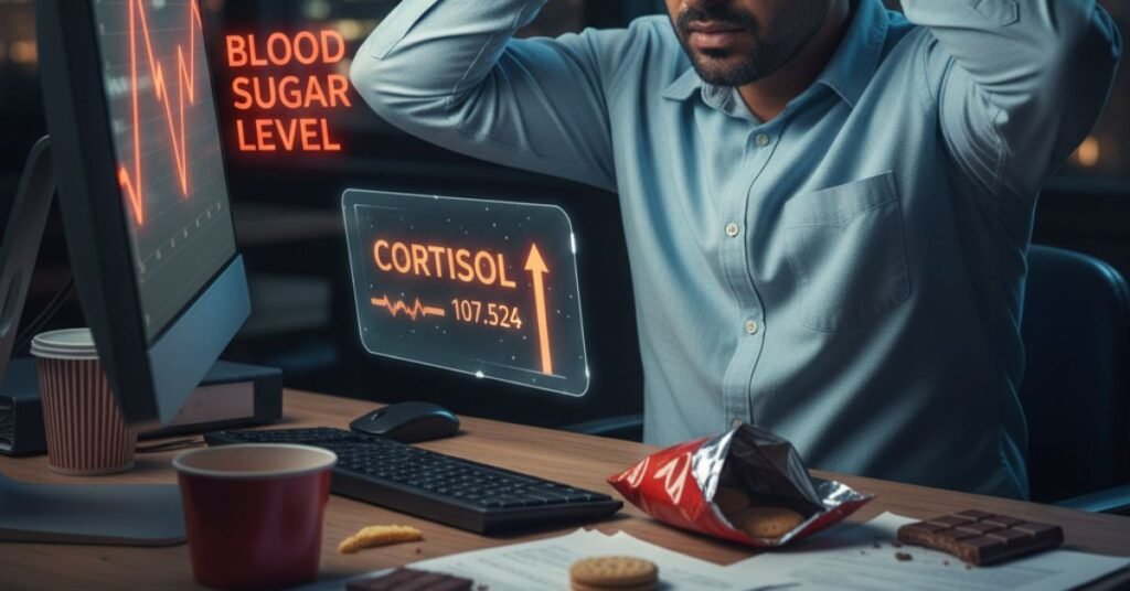 stress vs blood sugar