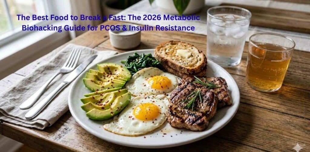 The Best Food to Break a Fast: The 2026 Metabolic Biohacking Guide for PCOS & Insulin Resistance