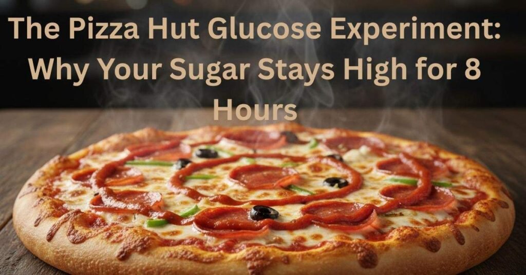 The Pizza Hut Glucose Experiment: Why Your Sugar Stays High for 8 Hours