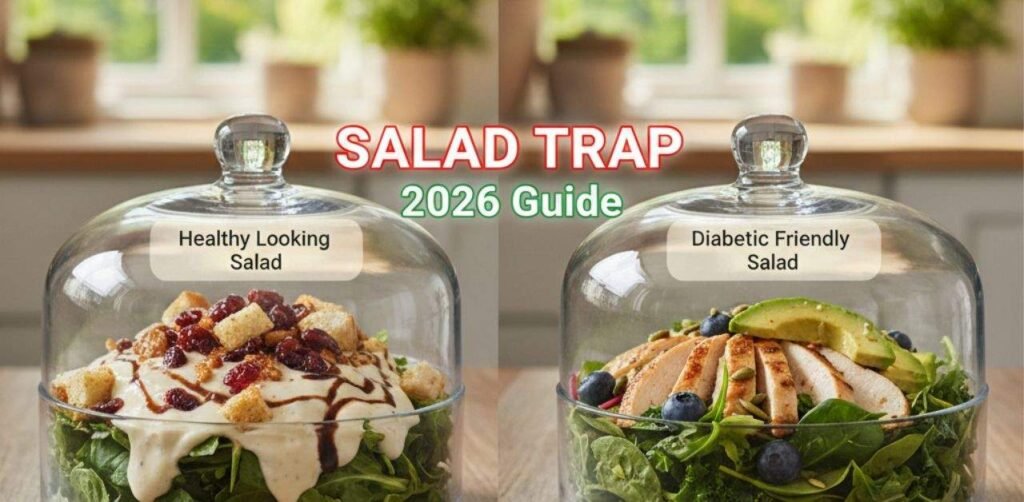 The Salad Trap: Why Your “Healthy” Bowl is Spiking Your Blood Sugar & How to Fix It (2026 Guide)