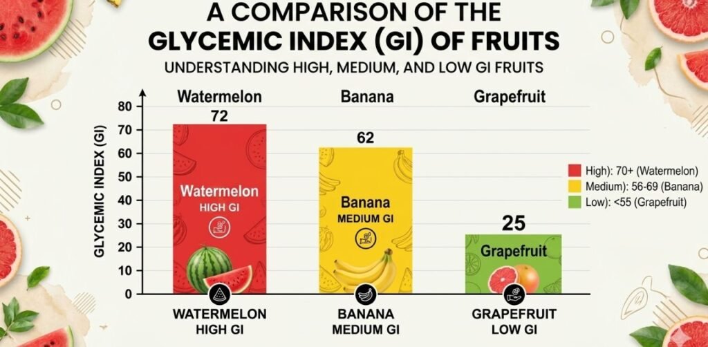 Glycemic Index comparison chart for diabetics 2026.