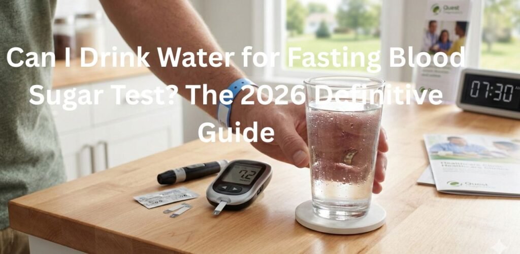 Can I Drink Water for Fasting Blood Sugar Test? The 2026 Definitive Guide