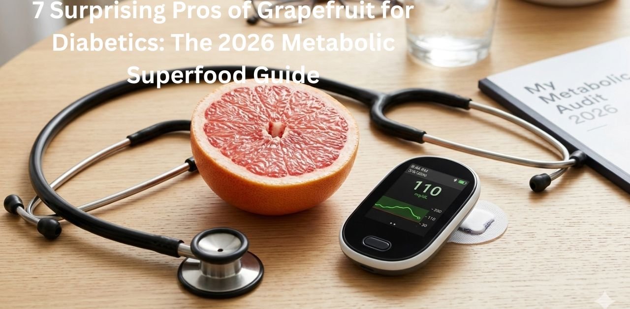 Ek simple diagram jo dikhaye ke grapefruit ke flavonoids (Naringenin) kaise liver cells par "fat burn" ka trigger dabate hain.