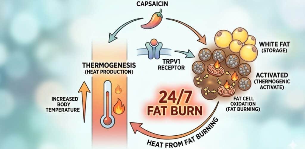 4. The Capsaicin Pulse: Burning Fat While You Sleep