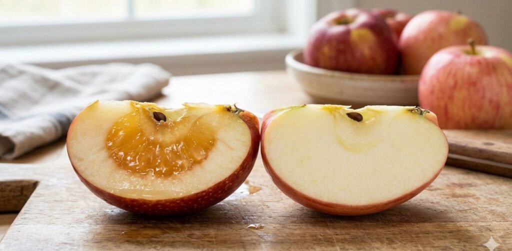 Al's Exclusive Ice Apple vs Regular Fuji Apple comparison for diabetics.