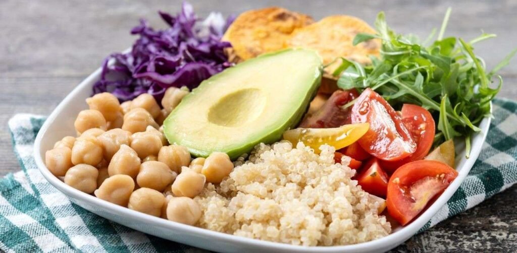 Quinoa and Chickpea Salad 