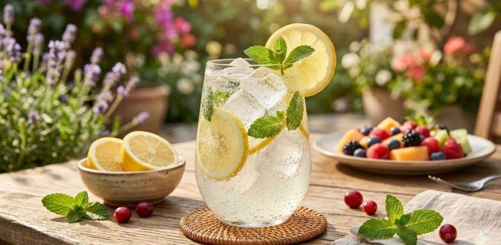 Pure Dietly “Anti-Spike” Cranberry Mocktail