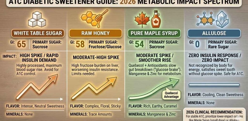 1. The Data: Maple Syrup Glycemic Index vs. Others