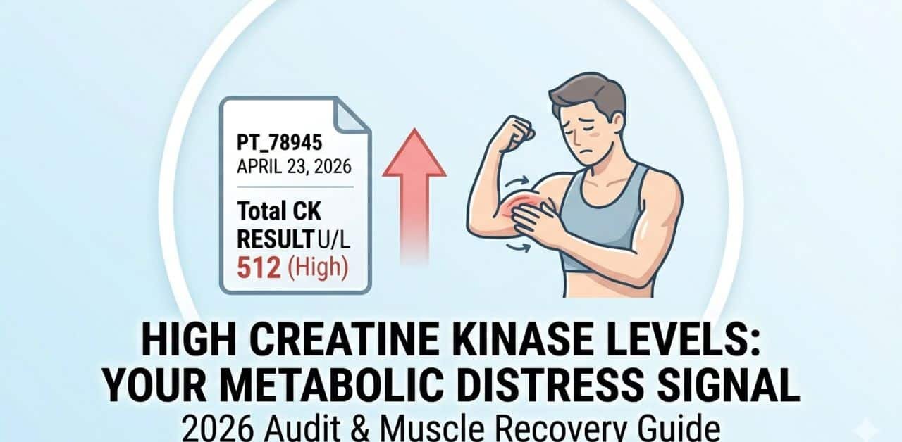 High Creatine Kinase (CK) Levels: The 2026 Metabolic Audit & Recovery Guide