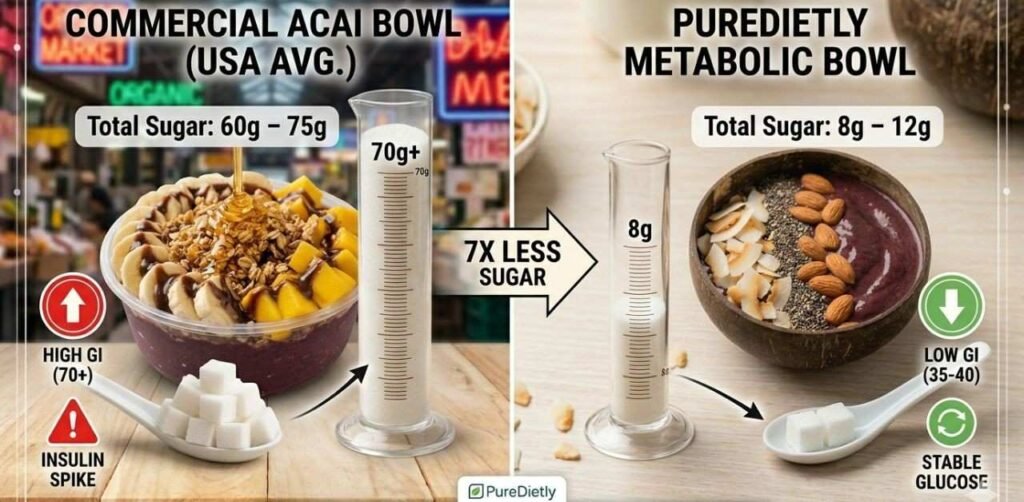 5 Hidden "Sugar Traps" in Commercial USA Bowls