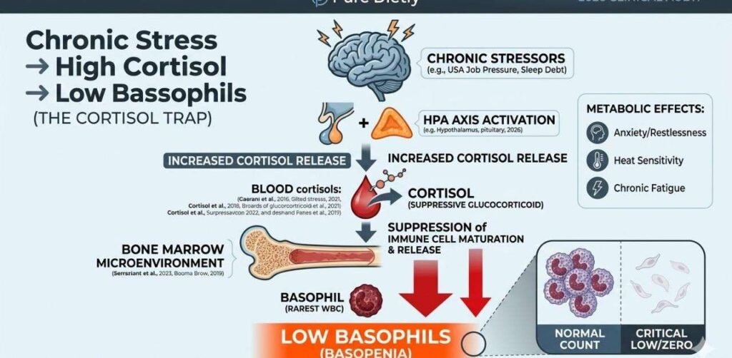 A. The Cortisol Trap (The Stress Connection)