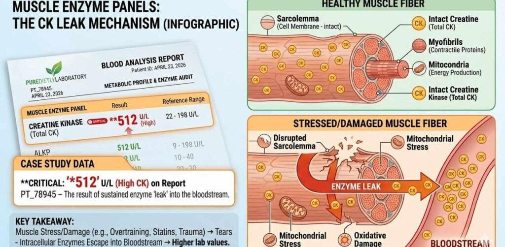 How Creatine Kinase leaks from muscle fibers