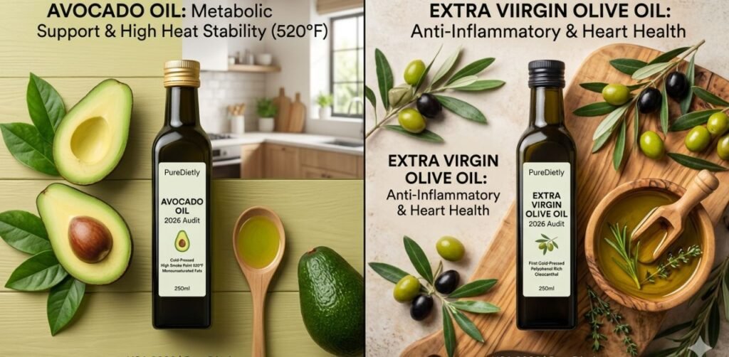 Avocado Oil vs Olive Oil: The 2026 Inflammation & Metabolic Audit