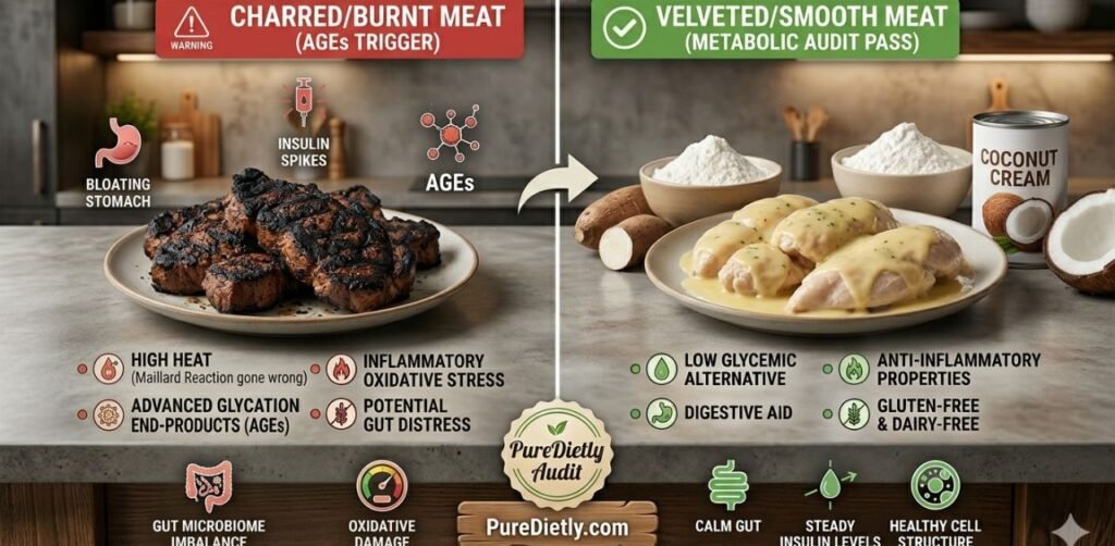 3. The "No-Sear" Philosophy: Meat Velveting