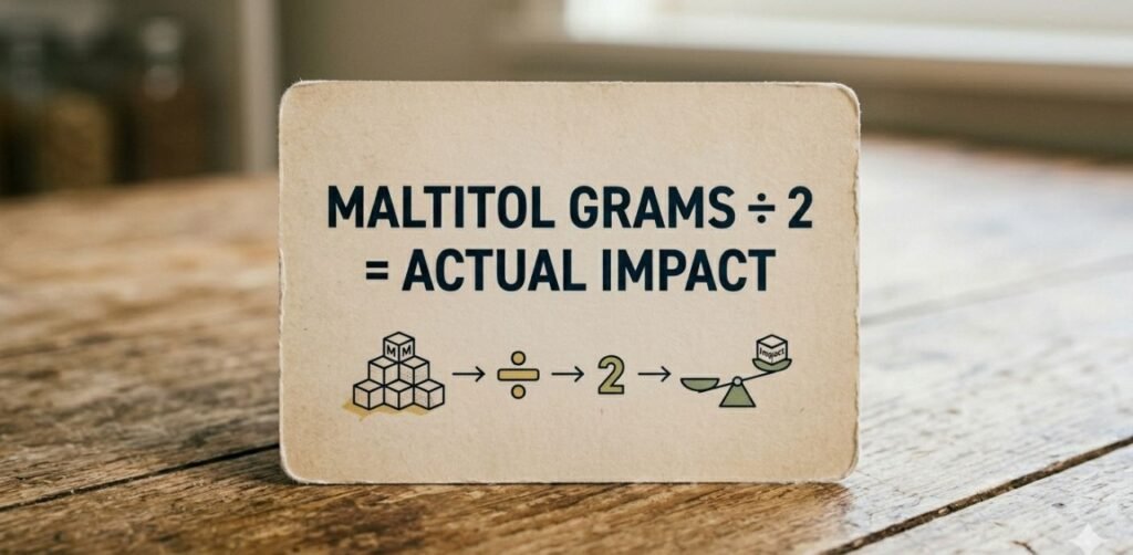 . The "Net Carb" Math: How to Calculate for Maltitol