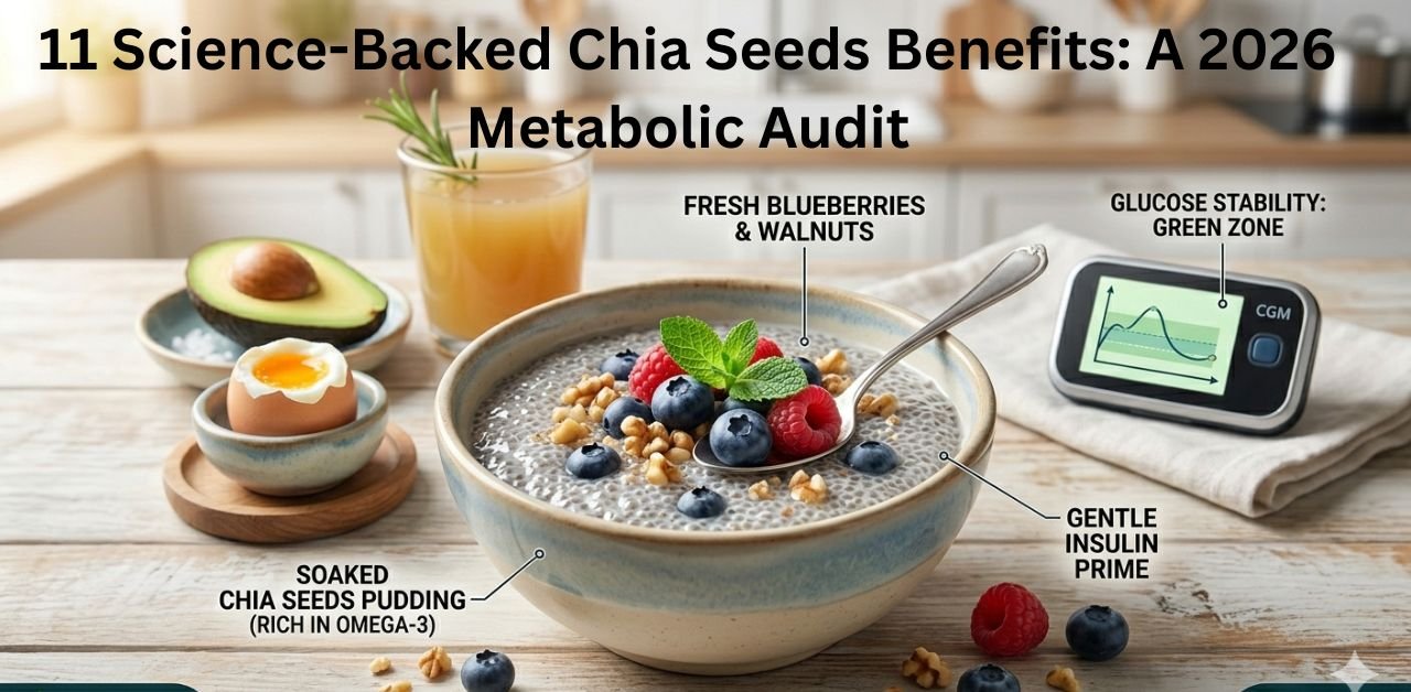 11 Science-Backed Chia Seeds Benefits: A 2026 Metabolic Audit