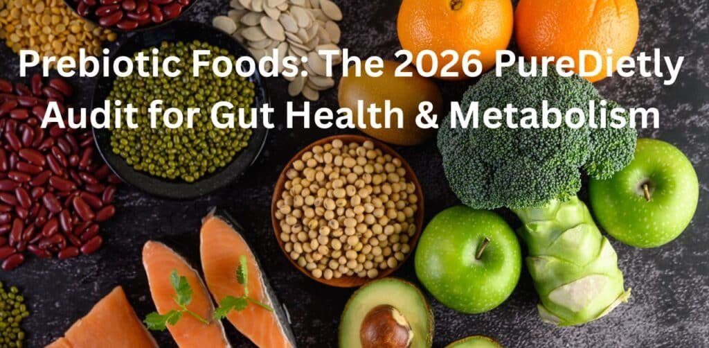 Prebiotic Foods: The 2026 PureDietly Audit for Gut Health & Metabolism Prebiotic Foods: The 2026 PureDietly Audit for Gut Health & Metabolism