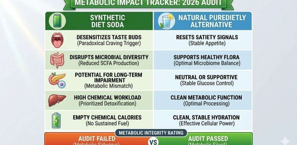 Metabolic Audit Table: Real vs. Synthetic Impact