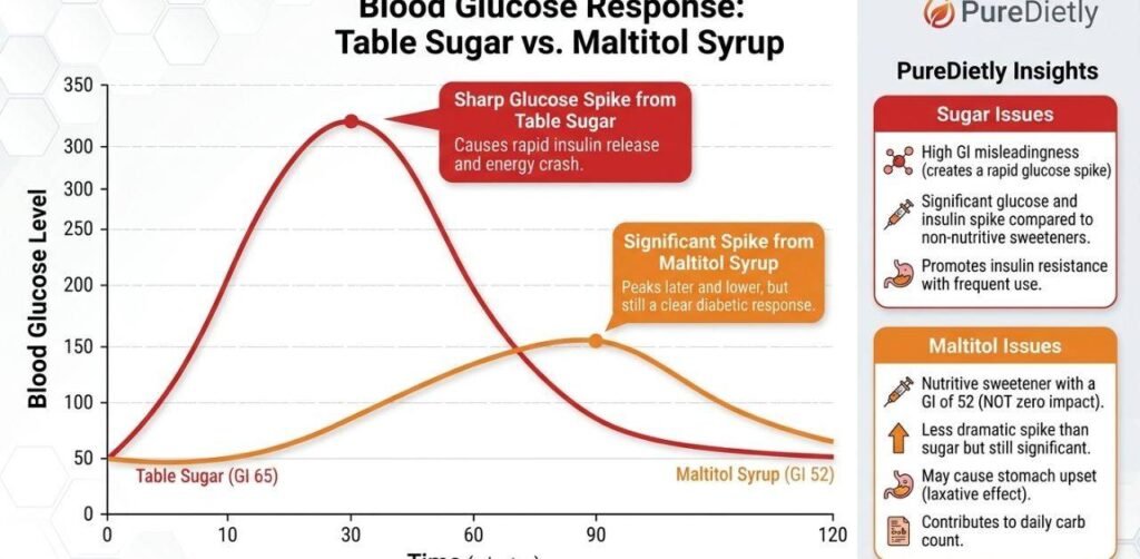  The Glycemic Audit: Maltitol vs. Table Sugar