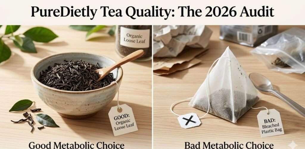 Organic loose leaf tea vs plastic tea bags metabolic safety check.