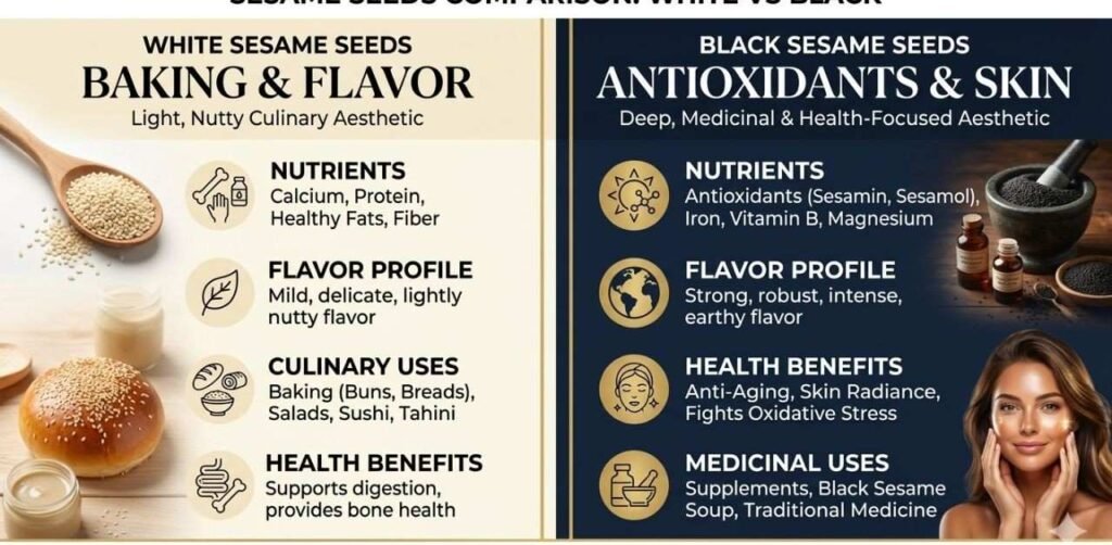 Black vs. White Sesame: The 2026 Comparison