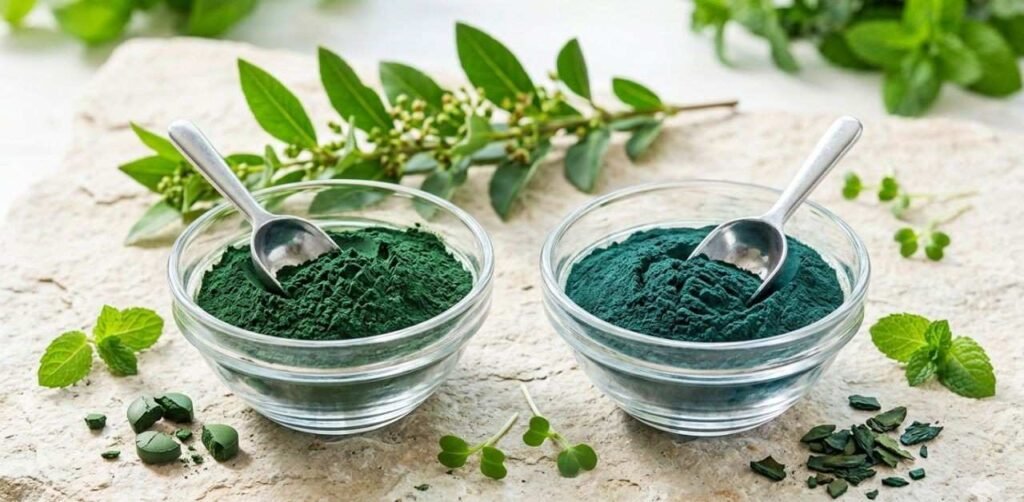 Chlorella vs Spirulina