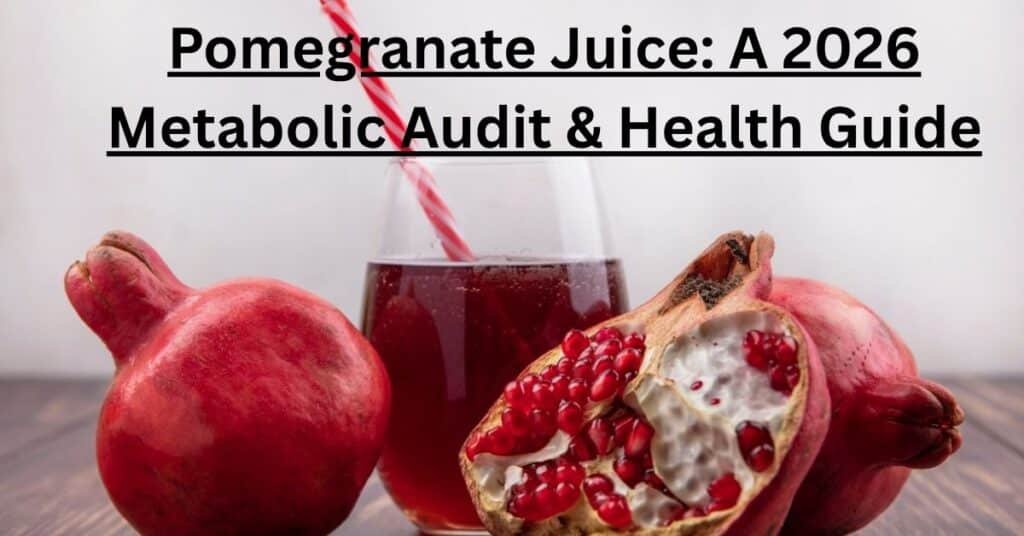 Pomegranate Juice: A 2026 Metabolic Audit & Health Guide