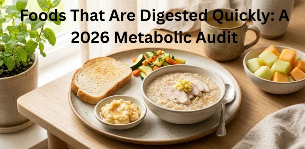 Foods That Are Digested Quickly