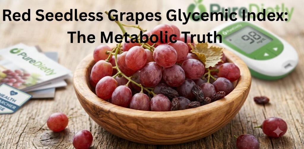 Red Seedless Grapes Glycemic Index: The Metabolic Truth
