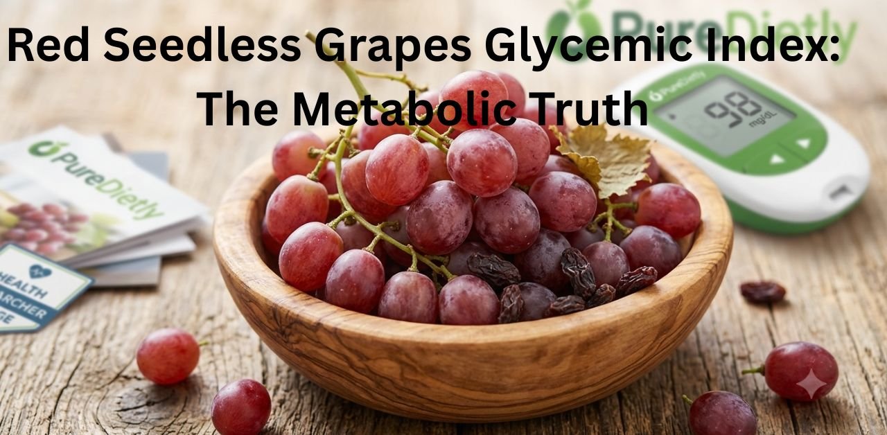 Red Seedless Grapes Glycemic Index: The Metabolic Truth