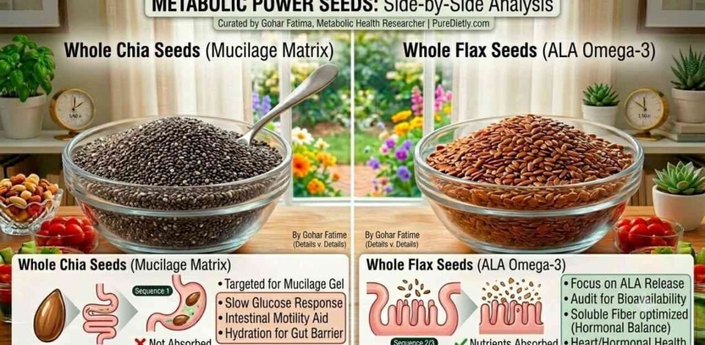 Flax Seeds vs Chia Seeds: The Metabolic Superfood Audit
