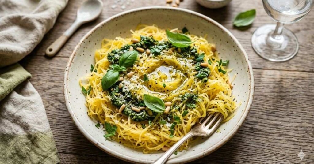 spaghetti squash fresh herbs