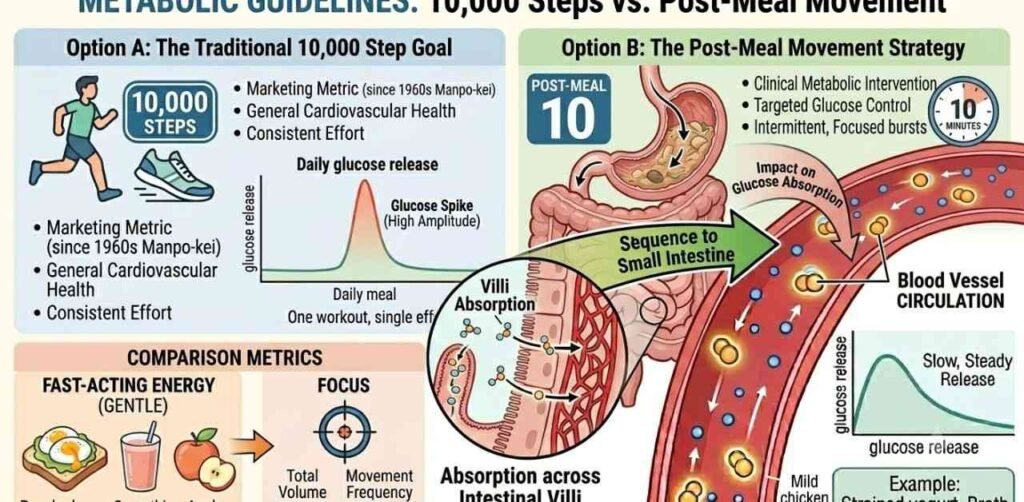 Why Movement Matters: The "Glucose Sink" Effect