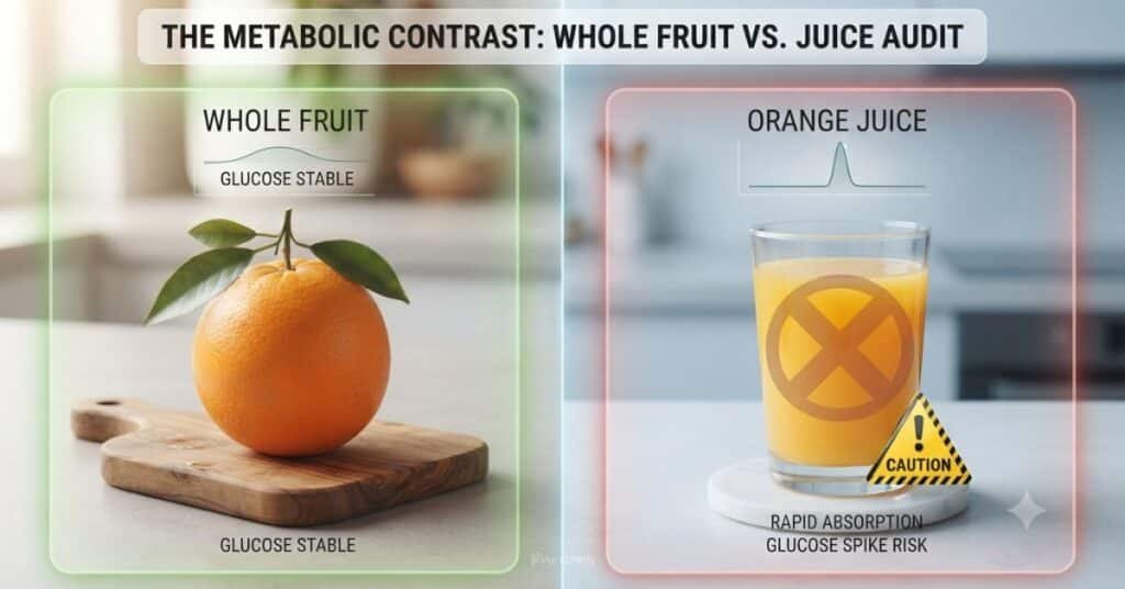 Whole Fruit vs. Orange Juice: Why the Distinction Matters