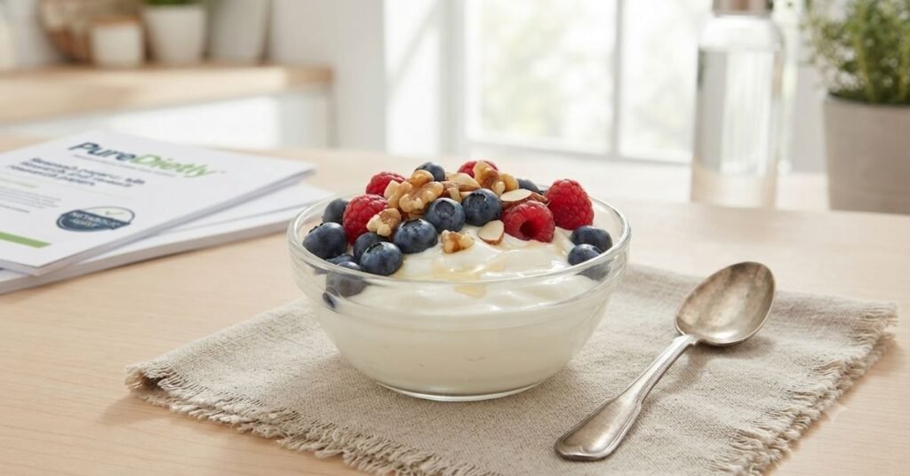 Low-Calorie Greek Yogurt Muscle Snack