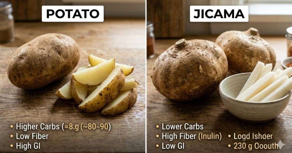 . Jicama vs. Traditional Tubers: A Comparative Audit