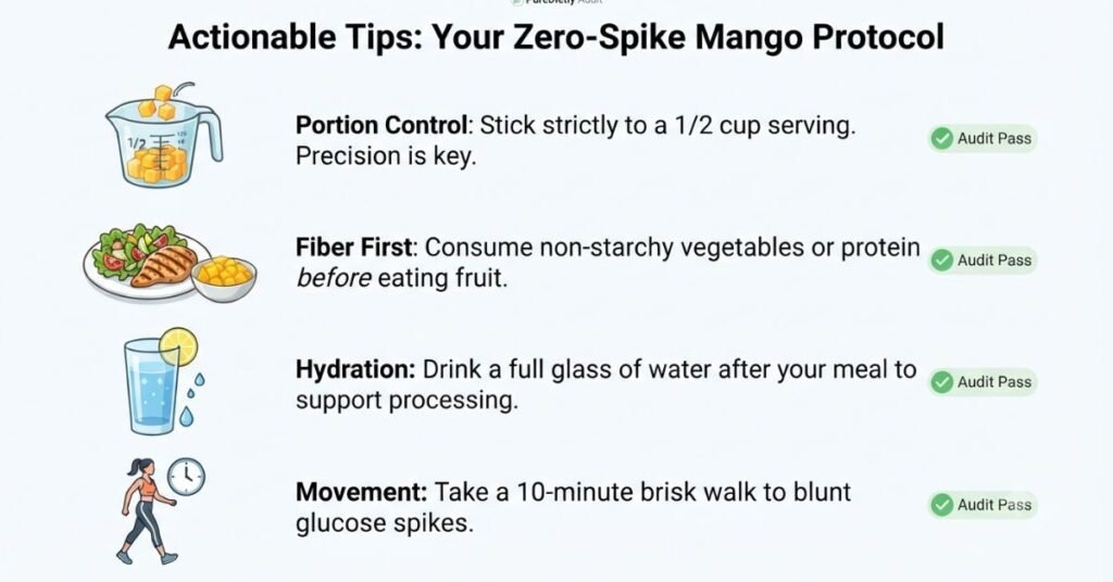 Actionable Tips: Your "Zero-Spike" Mango Protocol