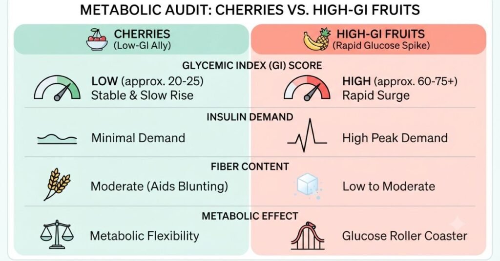 Cherries and Diabetes: A 2026 Metabolic Health Audit