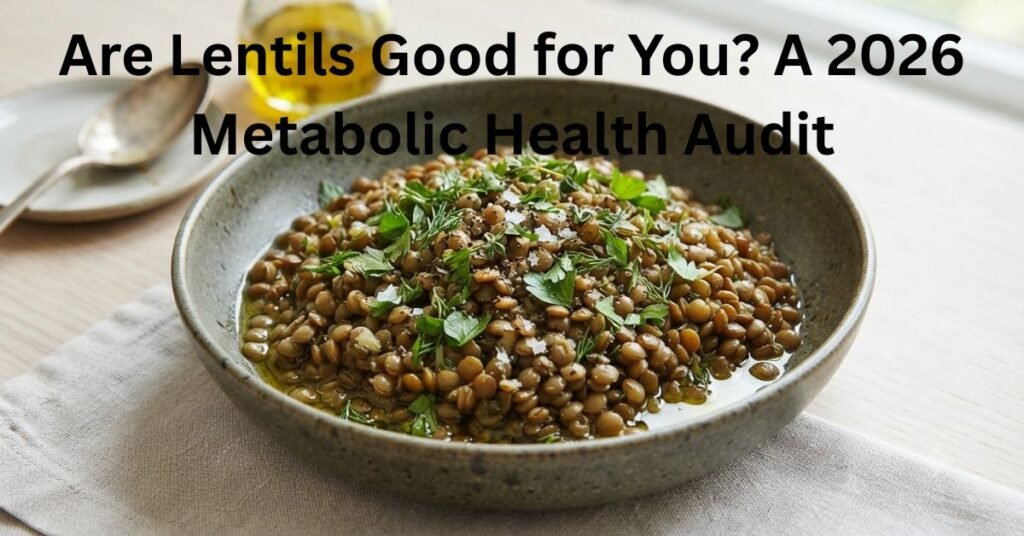 Are Lentils Good for You? A 2026 Metabolic Health Audit Are Lentils Good for You? A 2026 Metabolic Health Audit