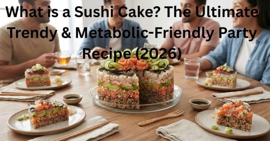 What is a Sushi Cake? The Ultimate Trendy & Metabolic-Friendly Party Recipe (2026)