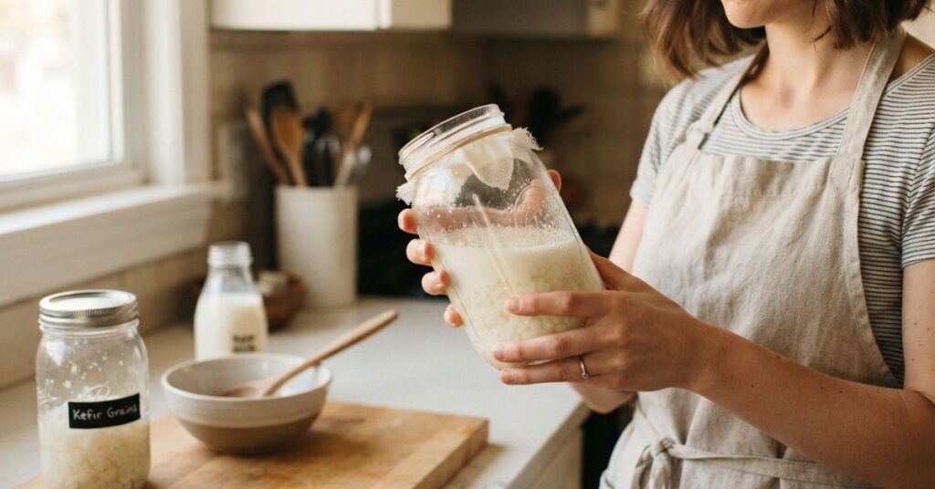 How to Make Kefir Milk at Home (Step-by-Step Protocol)