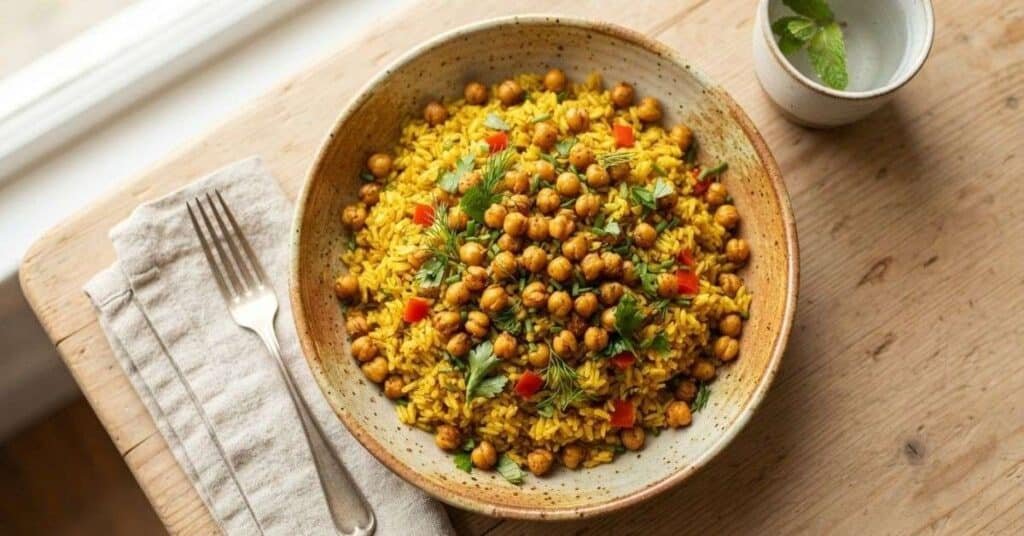 Turmeric & Chickpea "Golden" Bowl